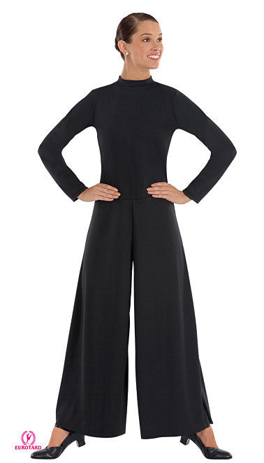 Adult Polyester High Neck Jumpsuit (13846)