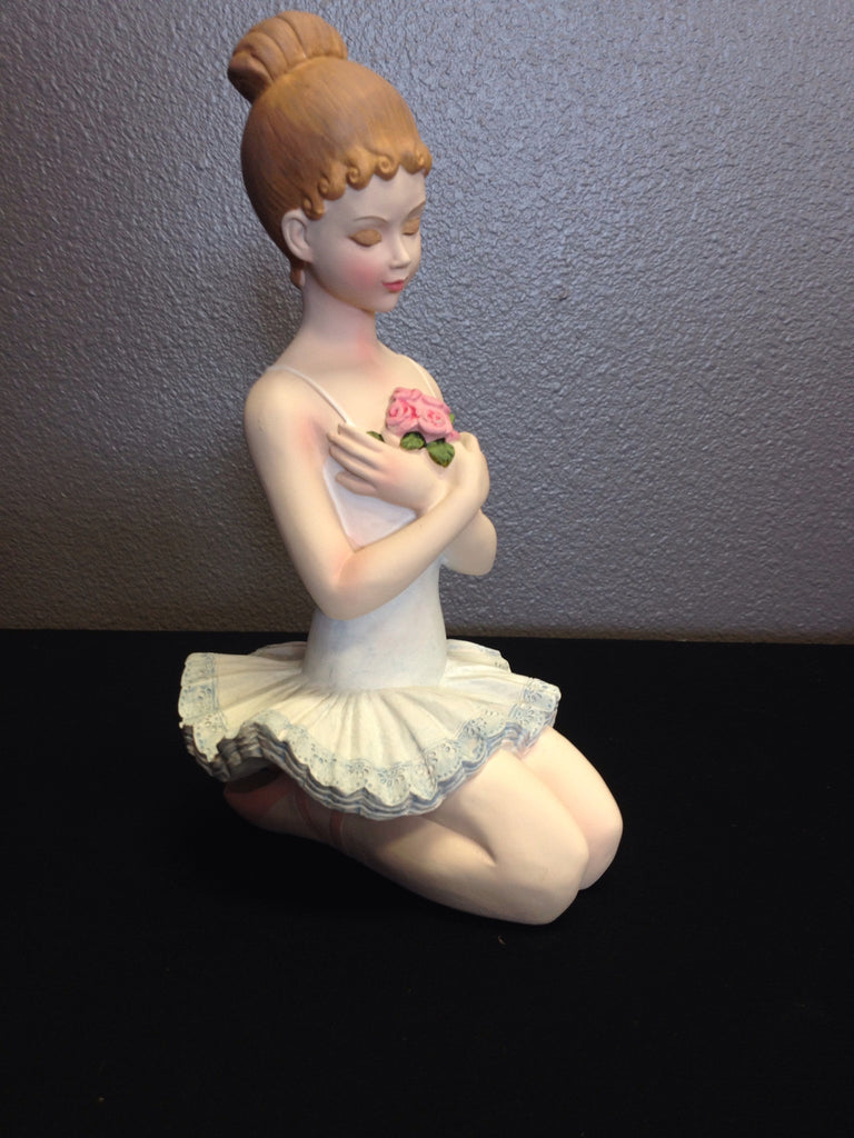 Kneeling Ballerina Figurine